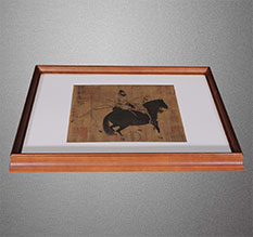 龙安书画装裱配框服务案例